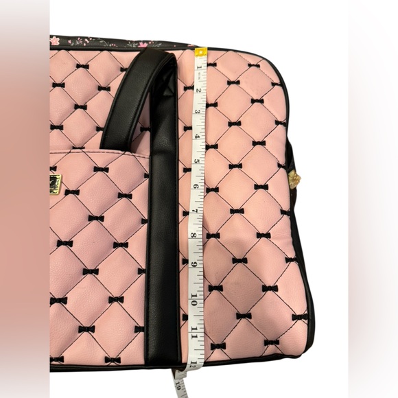 Luv Betsey by Betsey Johnson Quilted Floral Weekender Duffel Bag - Picture 9 of 15
